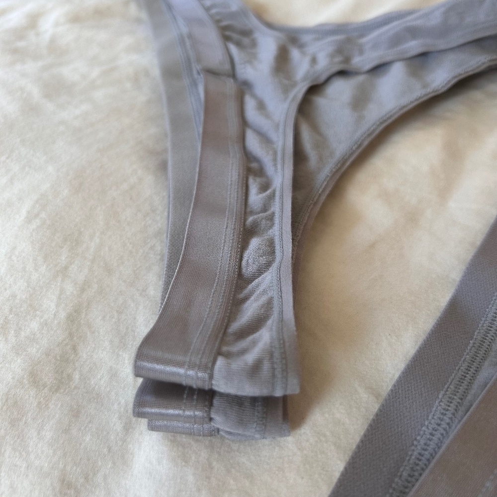 NWOT (bundle of 4) BOODY G-String Bamboo Underwear Size L / Mist Color - Picture 7 of 15